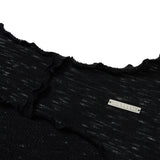 Loosefit Layered Long sleeve T-shirt [BLACK] (6618563510390)