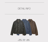 Un Crack Stitch Jacket  (3color)