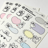 エディ&ラビミニメモステッカー / Eddy & Rabi Mini Memo Sticker