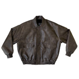 Hidden leather jumper