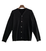 V-Neck Ribbed Cardigan (6684154527862)