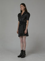 TIED BLAZER MINI SKIRT (6677556854902)
