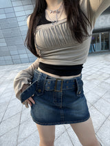 フェアリーオフショルダーシャーリングロングスリーブ / airy Off-Shoulder Shirring Long sleeve