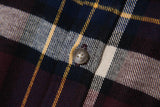 ミッドナイトワインチェックシャツ/Midnight Wine Check Shirt S110 Burgundy