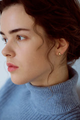 [14K] Scoop Earrings