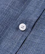 デニムツイルテクスチャーシャツ/Denim Twill Texture Shirt S120 Light Indigo