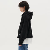 PIGMENT STUDS HOODIE (BLACK)