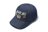 フラワーロゴボールキャップ / FLOWER LOGO BALL CAP_BLUE
