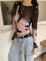 anti-sun see-through top