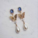 バタフライクイーンピアス / Blue Butterfly Queen Piercing
