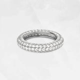 [S925] ドーナツ リング / [MONSTA X] [S925] Donut Ring (white,silver)