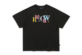 レインボーロゴTシャツ/RAINBOW LOGO TEE SHIRT_BLACK