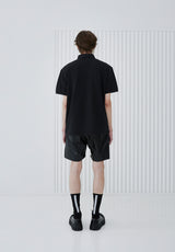 COLLAR IRON TIP PIQUE T-SHIRT BLACK (6566844498038)