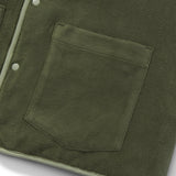 [Riversible]Fleece & Padding Vest V2 Light Khaki (6622450352246)