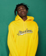 NE baseball logo hoodie - Yellow (4622107639926)