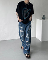 ハートラビットプリントショートスリーブ / SO Heart Rabbit Printed Short-Sleeved (4 colors)