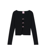 THREE RIBBON CARDIGAN