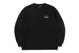 フラワーリボンスウェットシャツ/FLOWER RIBBON SWEAT SHIRT_BLACK