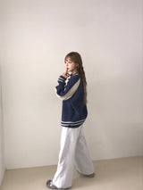 Harper two way knit zip up