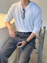 Minet Soft V-neck Knitwear (4 colors)