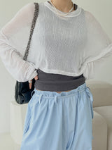 ビーチクロップTシャツ/Beach Crop T-shirt (2color)