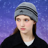 ドルフィンロゴラインビーニー / Dolphin logo line beanie