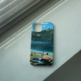 サンベイジングiPhoneケース/Sunbathing (Glossy)