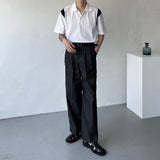 ピンタックデニムスラックス / EV BOLN Pintuck Denim Slacks