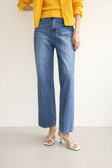 ストレートワイドデニムパンツ / TRENDY JEANS / STRAIGHT WIDE DENIM PANTS