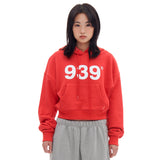 939ロゴクロップフード / 939 LOGO CROP HOOD (RED)