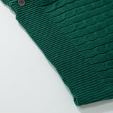 キッツツイストブレッドボタンカーディガン / Kitts Twisted Bread Button Cardigan (9 colors)
