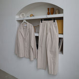 Never Linen Over Blazer (4color)