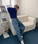 ベルベット ニット Tシャツ / DA Velvet Knit T-shirt (2 colors)