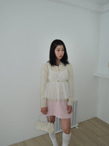 SHASHA TULLE BUSTIER TOP _WHITE