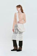 CHERRY MOHAIR KNIT CARDIGAN [LIGHT PINK]