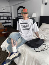 No.0272 mesh chicago coloring half T (3color)
