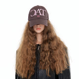 エンブロイダリーボールキャップ/[IBC22UCA08BR] ITZAVIBE CAT EMBROIDERY BALL CAP