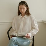 ピュアボタンブラウス/Pure button blouse