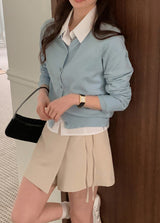 RE Cashmere Round Knit Cardigan (12color)
