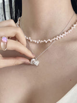 Cushion Heart Necklace