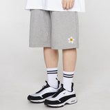 フラワーエンブロイダリーバルミューダトレーニングハーフパンツ / Flower Embroidery Bermuda Training Half Pants_3color