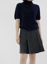 ラクーンタートルスリーブニット / Raccoon Turtle Short Sleeve Knit (3color)