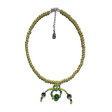 Yin Yang Orchid Necklace 
