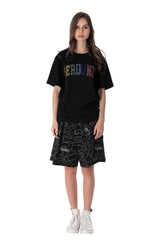 ナードユニットラインストーンズTシャツ | RHINESTONES COLLEGE TEE (3960655511670)