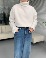 シアーアンゴラハイネックタートルネック / 90's Sher Angora High-Neck Turtleneck (3 colors)