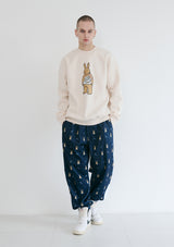 ロイヤルフリースミニベアラビットジョガーパンツ / BSR2223FWPT071 ROYAL FLEECE JOGGER PANTS MINI BEAR RABBIT NAVY