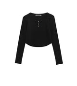 [MADE] Derby On Snap Round Long Sleeve T-Shirt