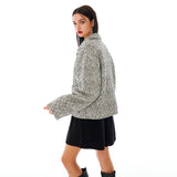フラワーキルティングジャンパー / Flower Quilting Jumper [Black]