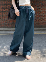 ティニャシャーリングナイロンツーウェイロングジョガーパンツ/Tinya Shirring Nylon Two-Way Long Jogger Pants