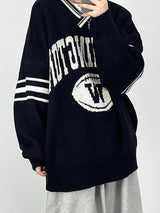 ウォッシングトーンVネックニットウェア/Washington V-neck Knitwear